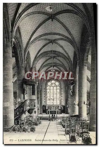 Cartes postales Lannion Saint Jean Du Baly Interieur