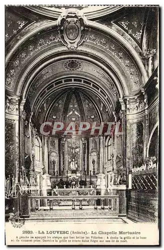 Cartes postales La Louvesc La Chapelle Mortuaire