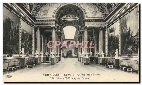 Cartes postales Versailles Le Palais Galerie Des Batailles