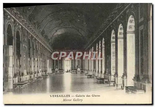 Cartes postales Versailles Galerie Des Glaces