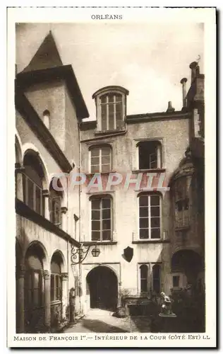 Cartes postales Orleans Maison De Francois 1er Interieur de la Cour