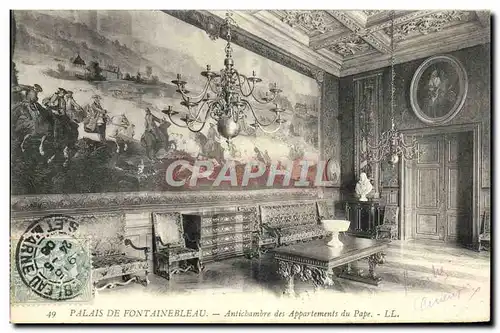 Ansichtskarte AK Palais De Fontainebleau Antichambre Des Appartements Du Pape