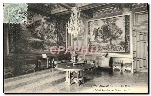 Cartes postales Fontainebleau Le Palais L&#39Antichambre Des Salons