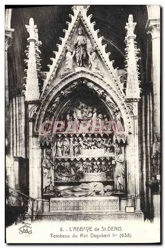 Ansichtskarte AK L&#39Abbaye De St Denis Tombeau du roi Dagobert 1er