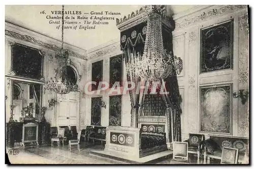 Ansichtskarte AK Versailles Grand Trianon Chambre De La Reine D&#39Angleterre