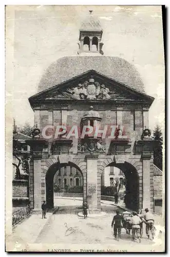 Cartes postales Langres Porte Des Moulins