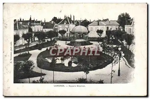 Cartes postales Langres Square Henriot