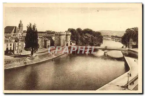 Ansichtskarte AK Verdun Tour Et Pont Chaussee