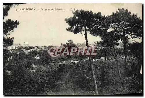 Cartes postales Arcachon Vue Prise Du Belvedere