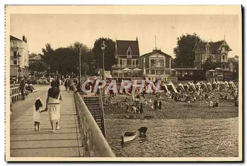 Cartes postales Les Charmes De La Cote D'Argent Mer Et Foret Un Coin De La Plage D'Arcachon