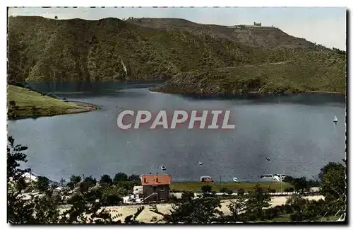 Cartes postales moderne Barrage De Grangent Au Pied De St Victor Sur Loire sur la colline Chateau d'Essalois