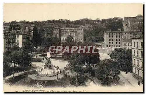 Cartes postales Saint Etienne Place Du Palais Des Arts