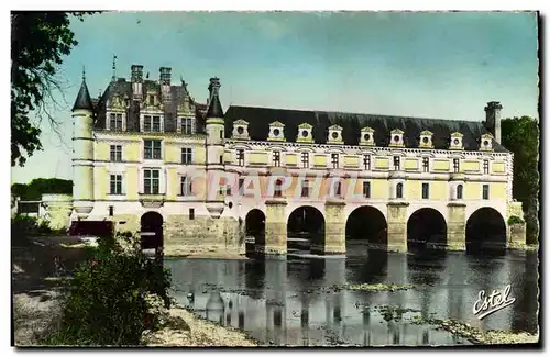 Cartes postales moderne Le Chateau De Chenonceau La Facade Ouest Sur Le Cher