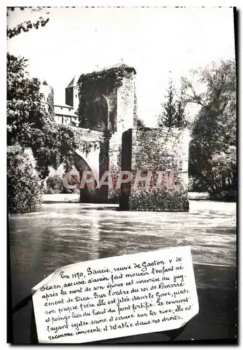 Moderne Karte Sauveterre de Bearn Le pont de la legende