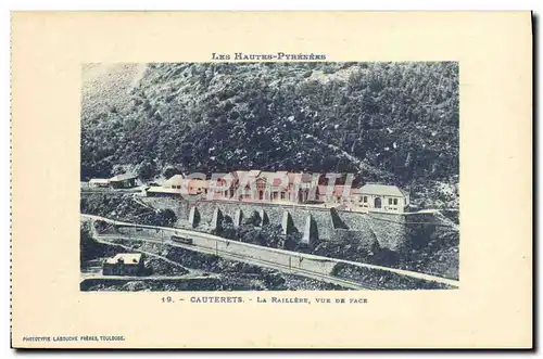 Cartes postales Cauterets La Raillere Vue De Face