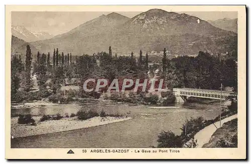 Cartes postales Argeles Gazost Le Gave Au Pont Tillos