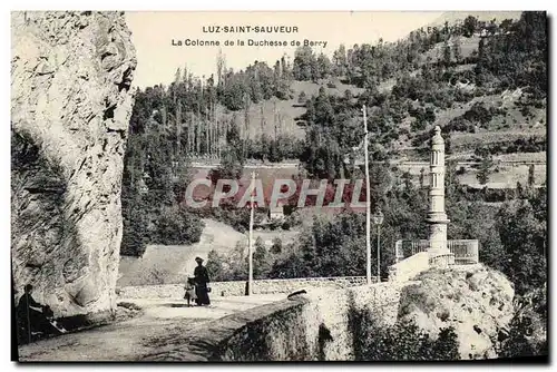 Cartes postales Luz Saint Sauveur La Colonne De La Duchesse De Berry