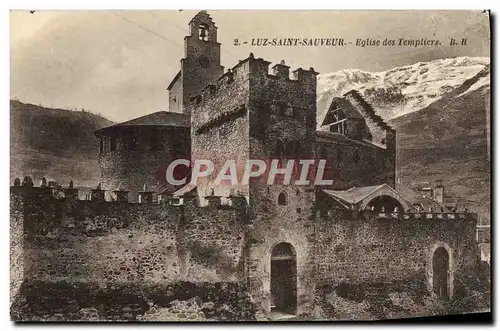 Cartes postales Luz Saint Sauveur Eglise Des Templiers