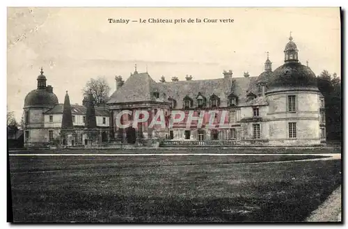 Cartes postales Tanlay Le Chateau Pris De La Cour Verte