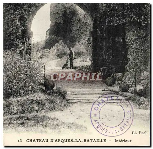 Cartes postales Chateau D&#39Arques La Bataille Interieur
