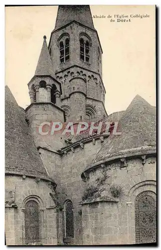 Ansichtskarte AK Abside De l&#39Eglise Collegiale Du Dorat