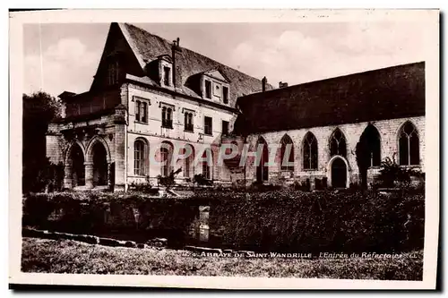 Ansichtskarte AK Abbaye de St Wandrille L&#39entree du refectoire