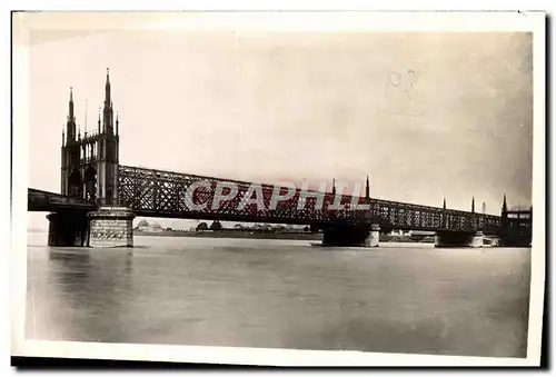 Cartes postales Strasbourg Le Pont Du Chemin De Fer Sur Le Rhin