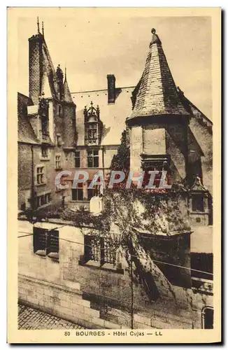 Cartes postales Bourges Hotel Cujas