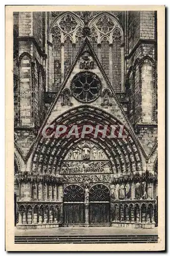 Cartes postales Bourges La Cathedrale Portail Central