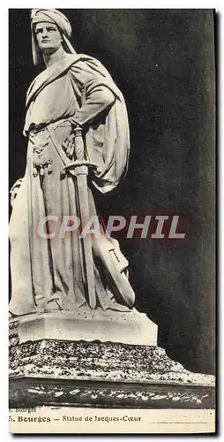 Cartes postales Bourges Statue De Jacques Coeur