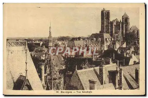 Ansichtskarte AK Bourges Vue Generale