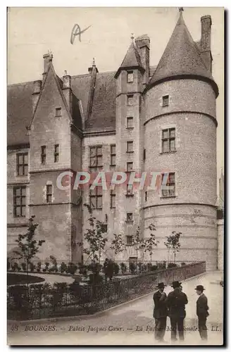 Cartes postales Bourges Palais Jacques Coeur La Facade