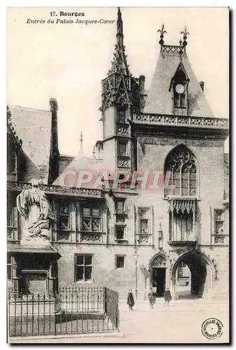 Cartes postales Bourges Entree du Palais Jacques Coeur