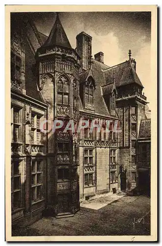 Ansichtskarte AK Bourges Hotel de Jacques Coeur La Cour