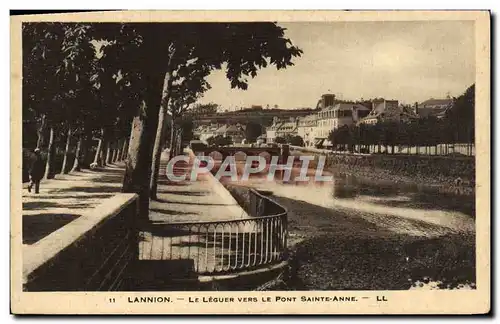 Ansichtskarte AK Lannion Le Leguer Vers Le Pont Saint Anne