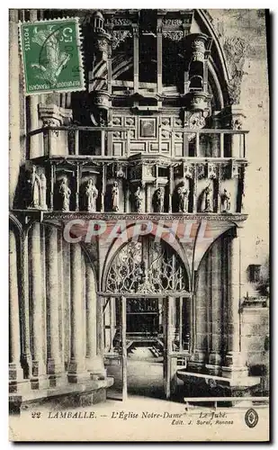 Cartes postales Lamballe L'Eglise Notre Dame Le Jube