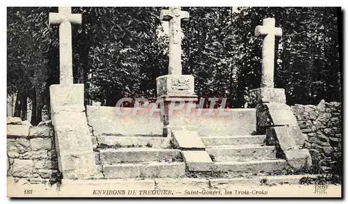 Ansichtskarte AK Environs de Treguier Saint Goneri les Trots Croix