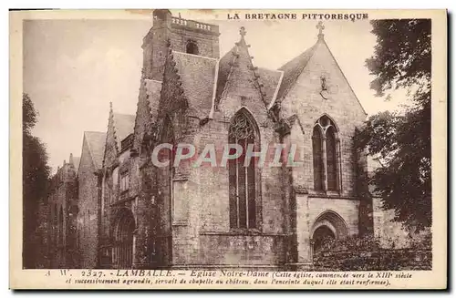 Cartes postales Lamballe Eglise Notre Dame