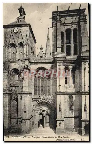 Cartes postales Guingamp L'Eglise Notre Dame de Bon Secours