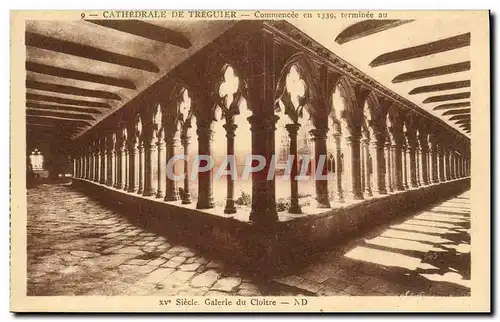 Cartes postales Cathedrale De Treguier Galerie du Cloitre