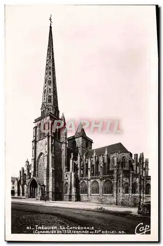 Cartes postales Treguier La Cathedrale