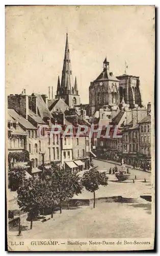 Cartes postales Guingamp Basilique Notre Dame de Bon Secours