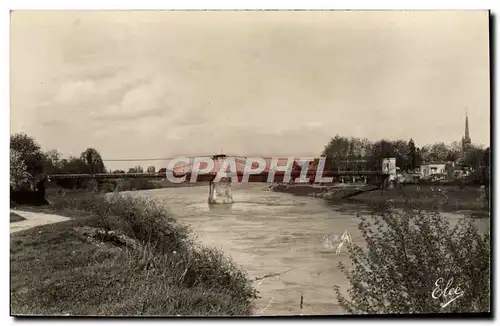 Moderne Karte Ste Foy la Grande Le Pom Suspendu sur la Dordogne