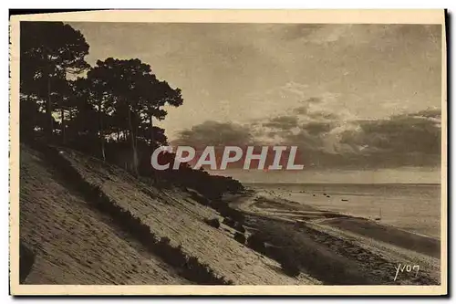 Cartes postales Le Moulleau Les Grandes Dunes des Abatilles Avec vue sur les Passes du Bassin d'Arcachon