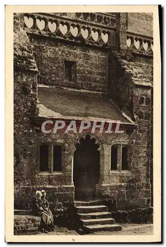 Cartes postales Locronan Le Delicieux Petit Porche Nord Avec ses Fenetres Jumelles