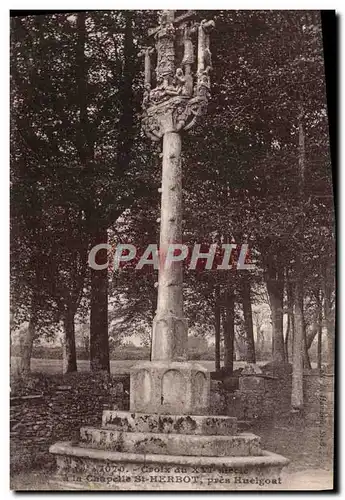 Ansichtskarte AK Chapelle Saint Herbot Pres Huelgoat Croix