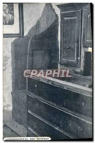 Cartes postales Confessionnal Des Hommes