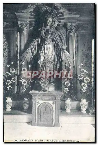 Ansichtskarte AK Notre Dame D&#39Ars Statue Miraculeuse