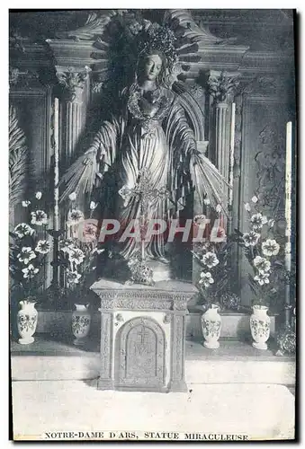 Cartes postales Notre Dame D&#39Ars Statue Miraculeuse