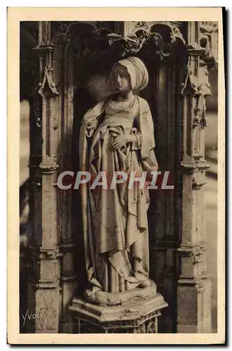 Cartes postales Bourg Eglise de Brou Statuette du Tombeau de Philibert le Beau